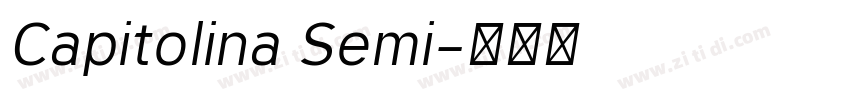Capitolina Semi字体转换